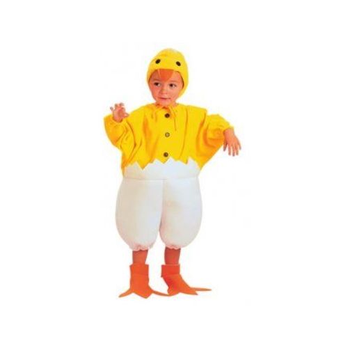 Deguisement Enfant : Poussin 2-4 Ans - Costume Carnaval - Panoplie Animaux