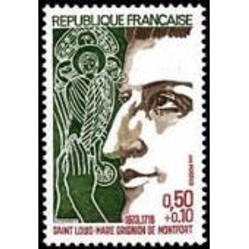 Timbre France 1974 Neuf ** Yt N°1784 Saint Louis Grignion De Monfort