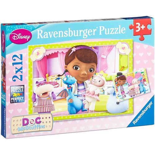 Puzzle 12 Pièces 2 Puzzles - Disney Doc Mcstuffins