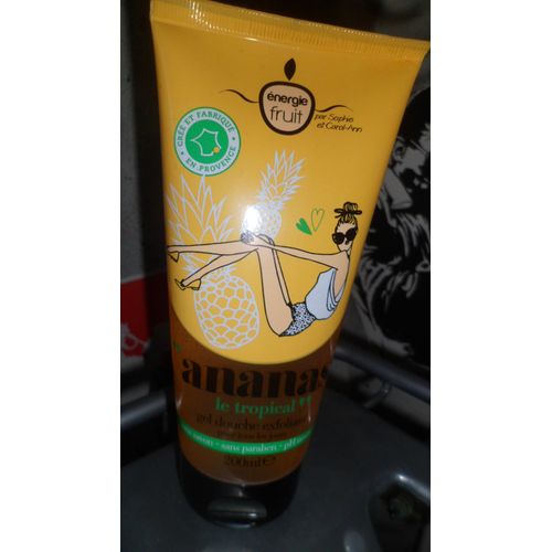 Gel-Douche Exfoliant Energie Fruit "Ananas Le Tropical" 
