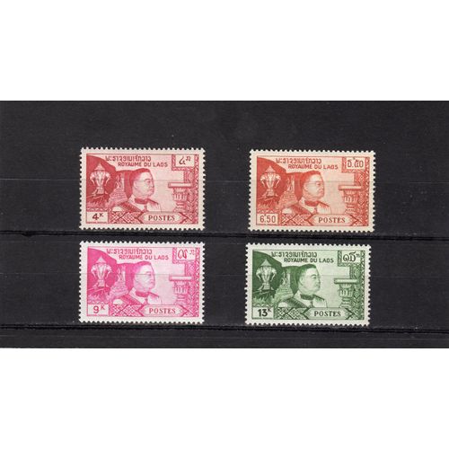 Timbres-Poste Du Laos (Patrie, Religion, Monarchie Et Constitution)