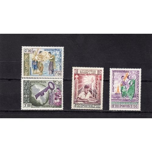 Timbres-Poste Du Laos (Education Et Beaux-Arts)
