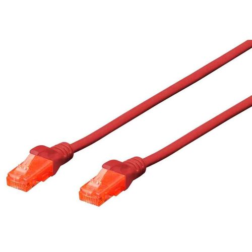 DIGITUS Professional - Cordon de raccordement - RJ-45 (M) pour RJ-45 (M) - 25 cm - UTP - CAT 6 - démarré, sans halogène, sans crochet - blanc