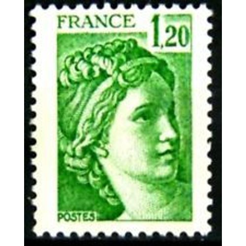 Timbre France 1980 Neuf ** Yt N° 2101 Sabine Gandon