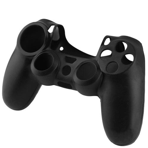2 X Housse Pour Sony Playstation 4 / Ps4 - Étui Protection Silicone - Anti Choc / Rayures - Noir