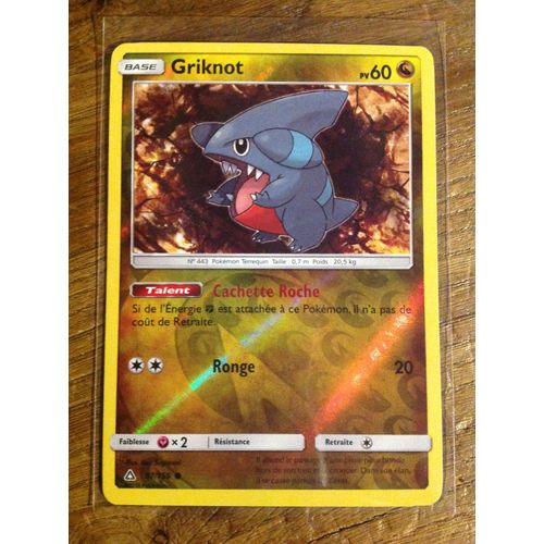 Griknot Reverse 97/156 Série Soleil Et Lune Ultra Prisme