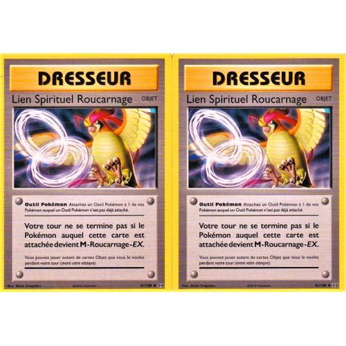 Carte Dresseur Pokémon - Lien Spirituel Roucarnage - 81/108 - Série Evolutions