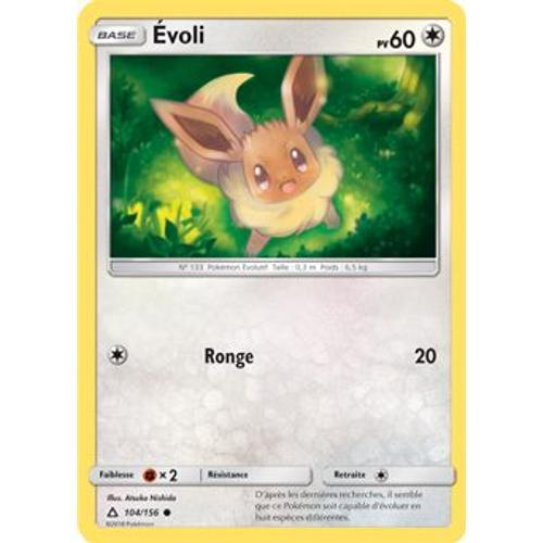 Pokémon - 104/156 - Evoli - Sl5 - Soleil Et Lune - Ultra Prisme - Commune