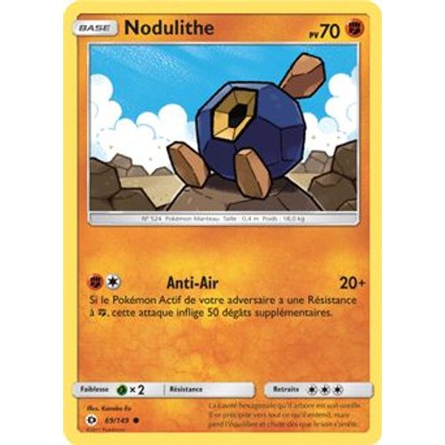 Pokémon - 69/149 - Nodulithe - Sl1 - Soleil Et Lune - Commune