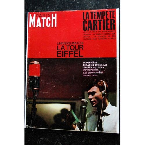 Paris Match N° 788 1964 Johnny Hallyday Soldat Cover + 6 Pages