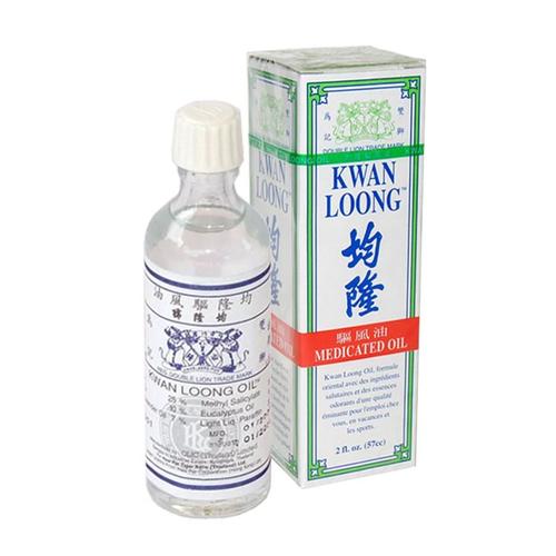 Huile Médicinale Kwan Loong 57ml Médecine Chinoise Traditionnelle | Analgésique Anti-Douleur | Dégage Les Voix Respiratoires | Améliore L'inflammation Des Articulations Et La Circulation Du Sang 