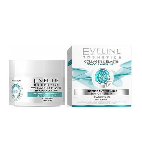 Eveline 3d Collagen Lift Intense Anti Wrinkle Day And Night Cream 50ml 