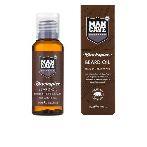 Man Cave Beard Care Blackspice Huile Barbe 50ml 