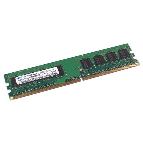 512Mo Ram Barrette Mémoire SAMSUNG M378T6553CZ3-CE6 DDR2 PC2-5300U 667Mhz 1Rx8 CL5