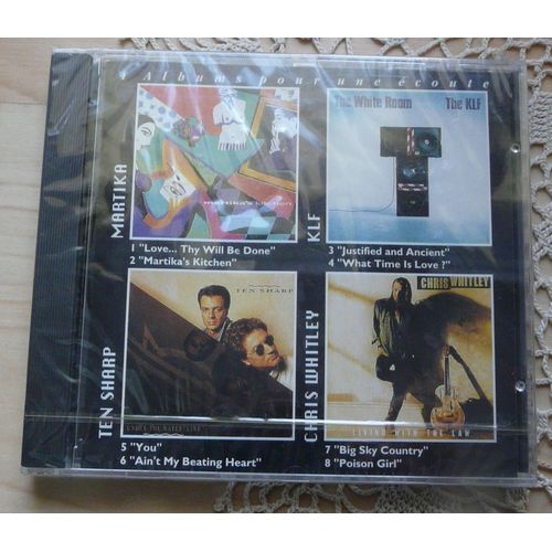4 Albums Pour Une Écoute : 8 Titres ( Martika / Ten Sharp / Klf / The White Room)
