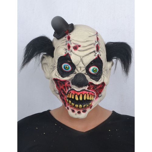 Masque Latex Clown Sanglant Adulte Halloween - 80217 - Taille Unique - Port 0¿