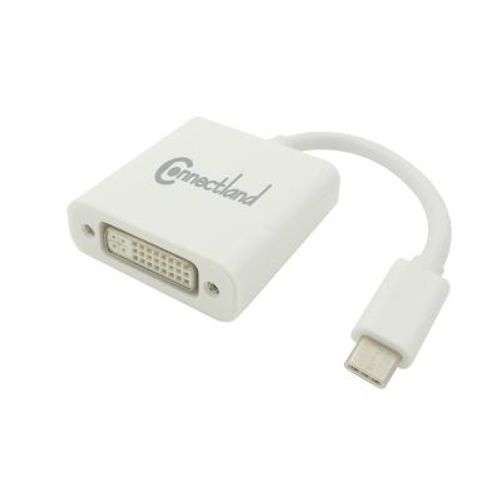 ADAPT. USB 3.1 TYPE C TO DVI FEMELLE Connectland