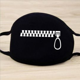 Masque Zip Bouche Nez Visage Anti Poussière Protection Style Asiatique Japonais Coréen Chinois Harajuku Rock Punk Grunge - Haute Qualité