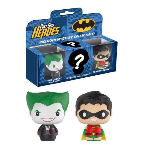 Dc Comics Pack 3 Figurines Pint Size Heroes Vinyl Batman 7 Cm