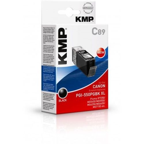 KMP C89 ink cartridge black comp. with Canon PGI-550PGBK