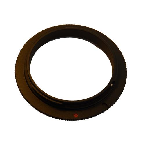 vhbw Bague d'inversion 55mm compatible avec Canon EOS 1000D, 1, 100D, 1200D, 1100D, 10D appareil photo - adaptateur pour objectif de 55mm