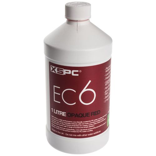 Liquide de refroidissement XSPC EC6, 1 Litre Opaque Rouge