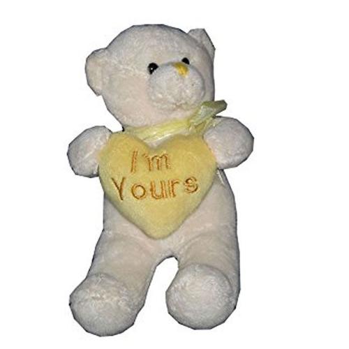 Eddi Toys - Peluche Ours Avec Coeur "I'M Yours" - 20 Cm