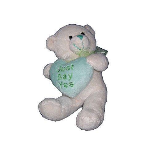 Eddi Toys - Peluche Ours Avec Coeur "Just Say Yes" - 20 Cm