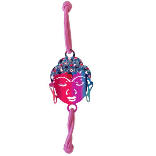 Bracelet Élastique Fantaisie Pour Femme Rose - Bouddha
