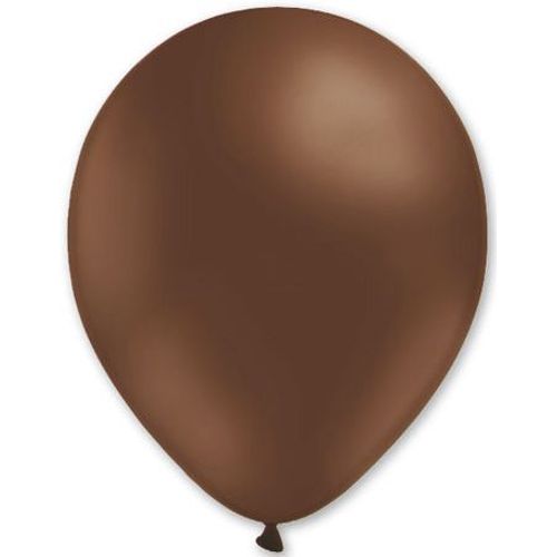 100 Ballons Marrons 27 Cm Taille Unique