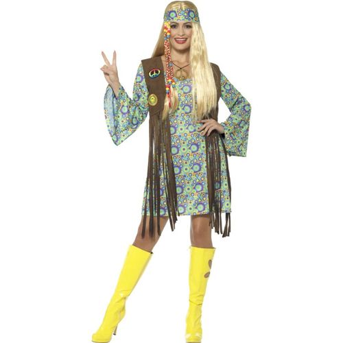 Déguisement Hippie Années 60 Femme Small