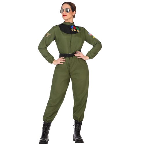 Déguisement Aviateur Militaire Femme Xl