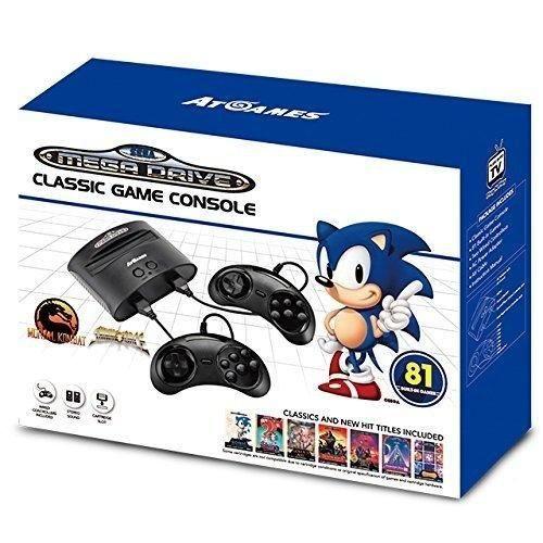 Console Retro Sega Megadrive + 81 Jeux - Édition 2017-2018