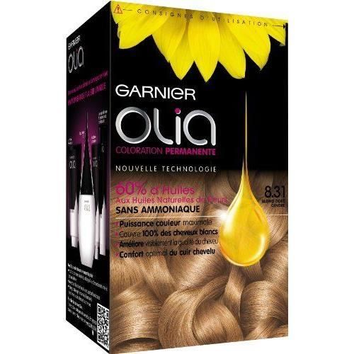 Garnier Olia Coloration Ndegres 8.31 Blond Dore Cendre 