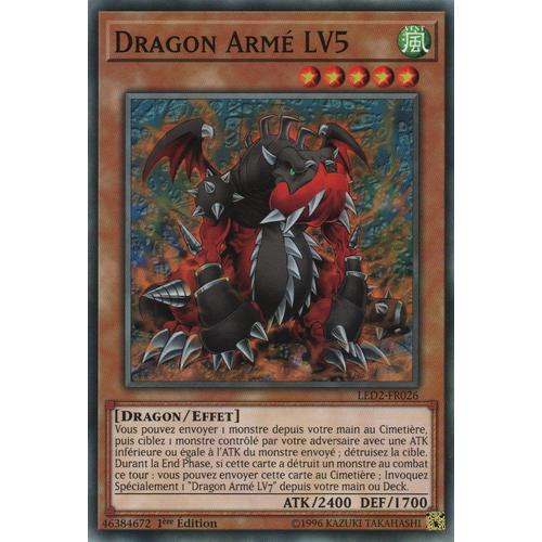 Yu-Gi-Oh! - Led2-Fr026 - Dragon Armé Lv5 - Commune 1ère Édition