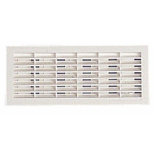 Grille de ventilation 112x318mm, à visser ou à coller, 155cm2 - FB201 NICOLL