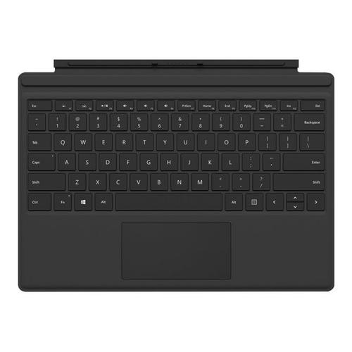 Microsoft Surface Pro Type Cover (M1725) - Clavier - avec trackpad, accéléromètre - Nordique - noir - commercial - pour Surface Pro (Mi-2017), Pro 3, Pro 4