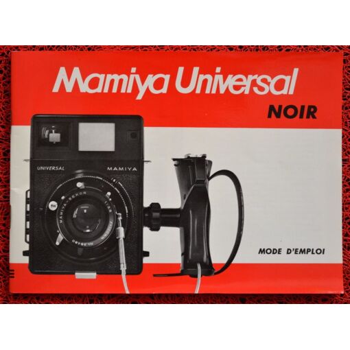 Manuel D'utilisation Mamiya Press Universal + Table De Profondeur De Champ - Occasion, Bon état