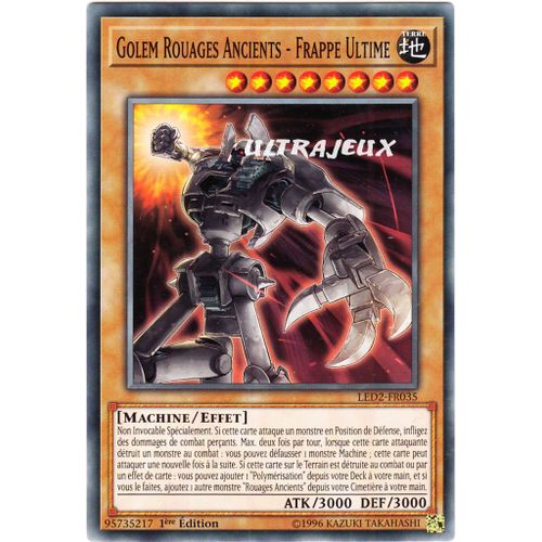 Yu-Gi-Oh! - Led2-Fr035 - Golem Rouages Ancients - Frappe Ultime - Commune