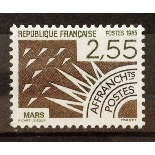 Préoblitéré Mois De L'année - Mars 2,55 (Impeccable N° 188) Neuf** Luxe (= Sans Trace De Charnière) - France Année 1985 - N19910