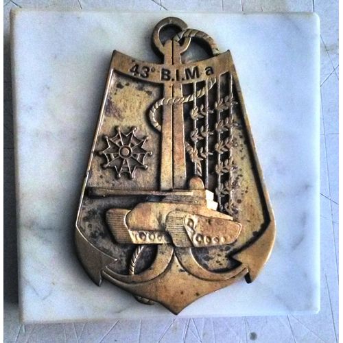 43 Bima Infanterie De Marine Insigne Militaire
