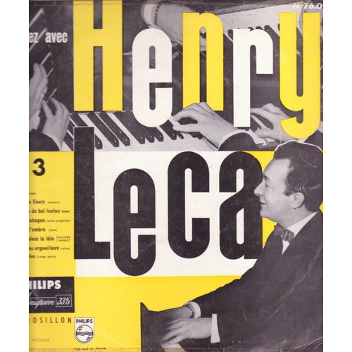 25 Cm Vinyle 33 Trs Dansez Avec Henry Leca N°3