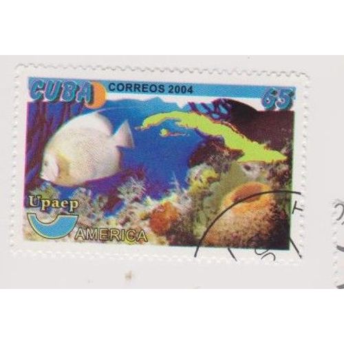 Timbre Cuba Poisson America 65