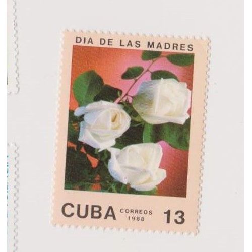 Timbre Cuba Fleur 13