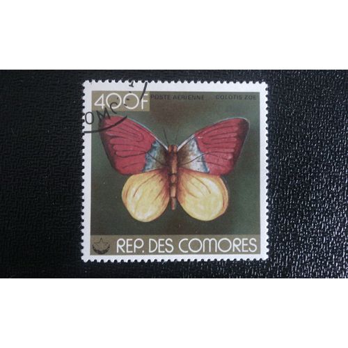 Timbre Comores ( Yt Pa 144 ) 1978 Pointe Violette (Colotis Zoe)