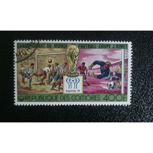 Timbre Comores ( Yt Pa 132 ) 1978 Coupe Du Monde De Football Argentine 78