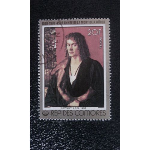 Timbre Comores ( Yt 208 ) 1978 Albert Durer, 450e Anniversaire De La Mort