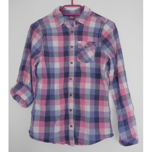 Chemise À Carreaux Multicolore. Bilook. Coton. Taille 16 Ans