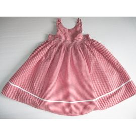 Robe Vichy Rouge Cyrillus 36 Mois 3 Ans