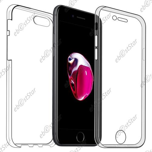 Ebeststar ® Coque Silicone Gel Ultra Fine Intégrale Avant Arrière Pour Apple Iphone 8 (2017) 4,7", Iphone 7 (2016), Couleur Transparent [Dimensions Precises De Votre Appareil : 138.3/138.4 X 67.1/67.3 X 7.1/7.3 Mm, Écran 4.7'']